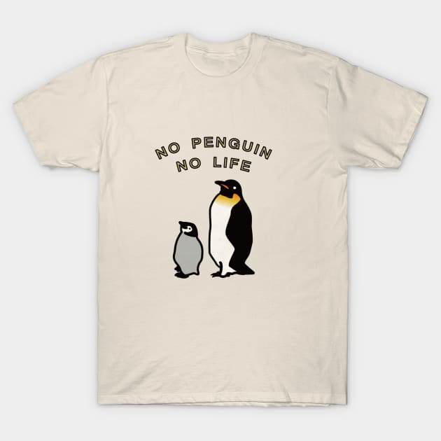 No Penguins, No Life T-Shirt by JHFANART